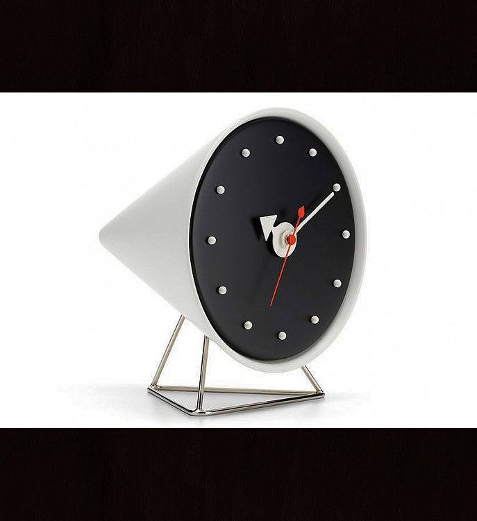 Часы настольные Cone Clock фабрики Vitra